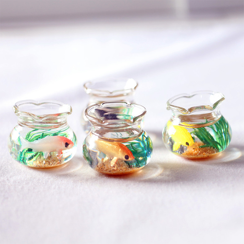 Marine Fish Tank - Ev Süsü, Bebek Evi, Dekoratif Oyuncaklar,