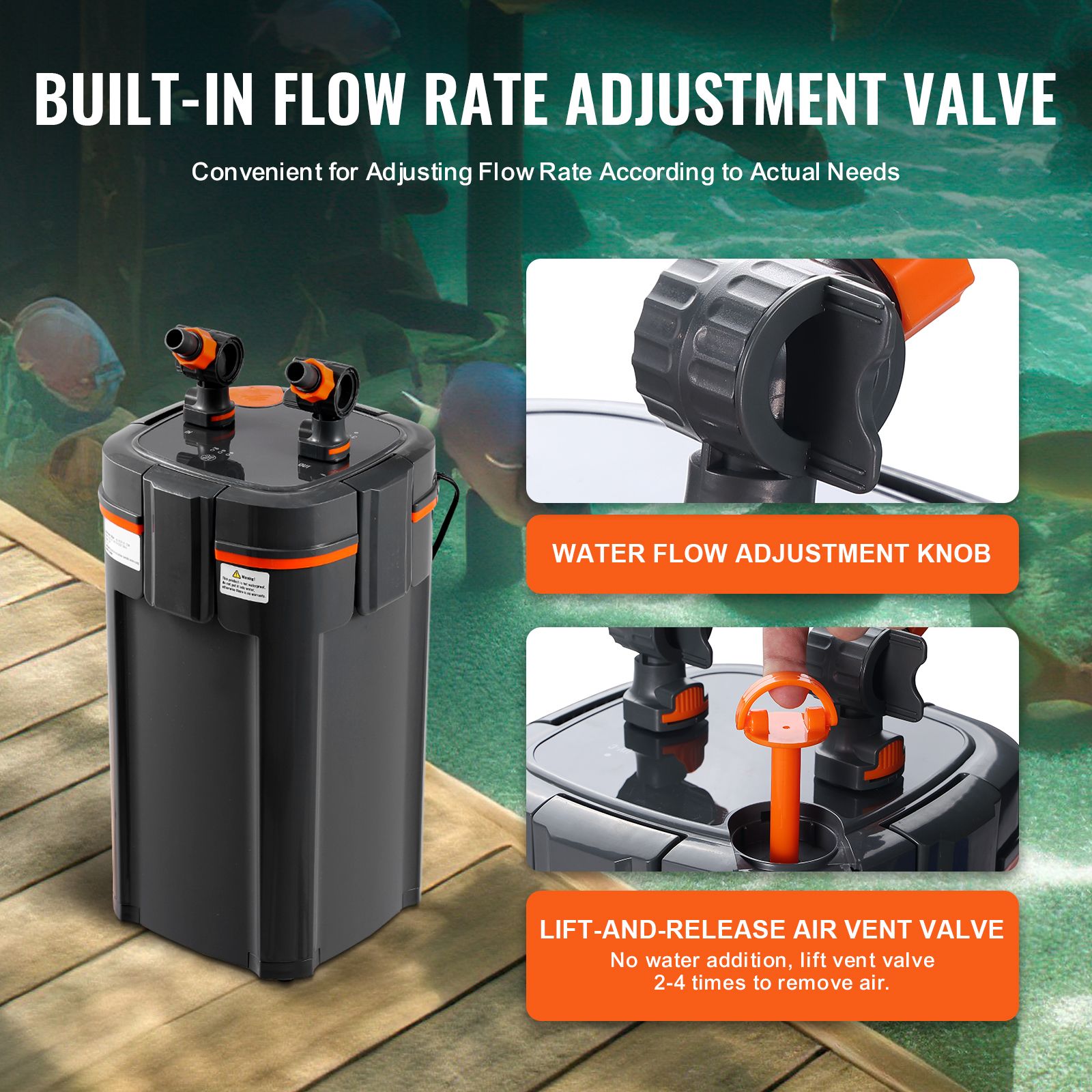 Akvaryum Filtresi 528GPH, 5 Ka - Reef Tank Filter incelemesi ve fiyatı